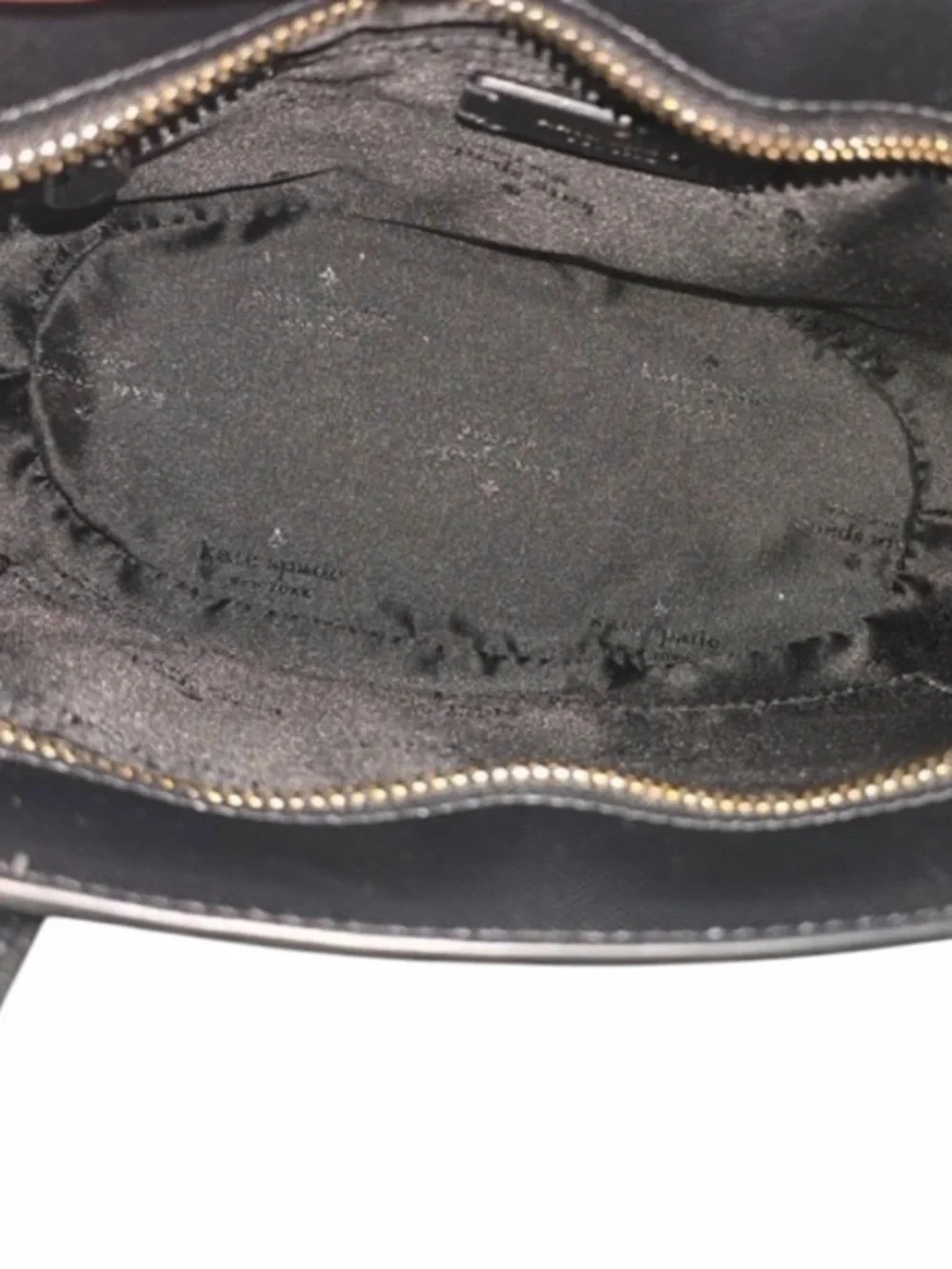 Kate Spade Black Glitter Satchel W/ Matching BiFold Wallet NWOT